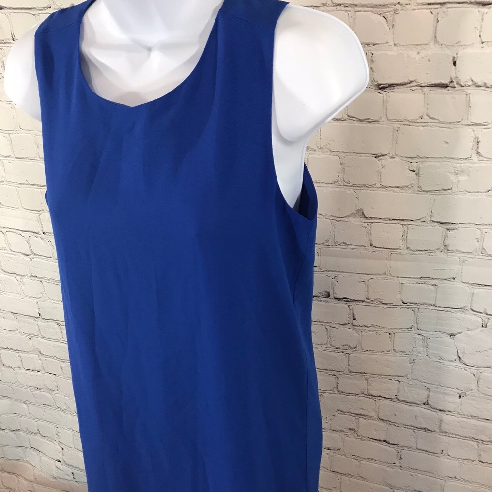 Naked Zebra Zip Back Royal Blue Dress Sz S - Picture 2 of 7